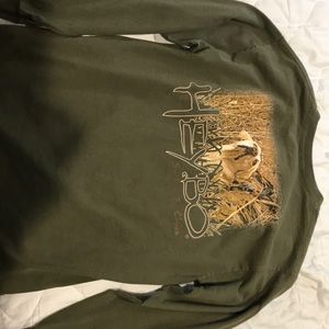 Olive green heybo long sleeve shirt